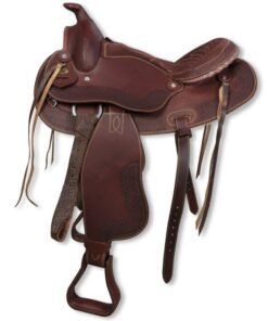 Western Silver Horse Saddle