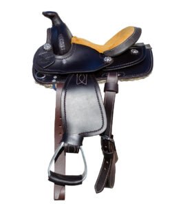 Lazy River Mini Western Saddle: Show-Ready Elegance for Your Miniature Partner